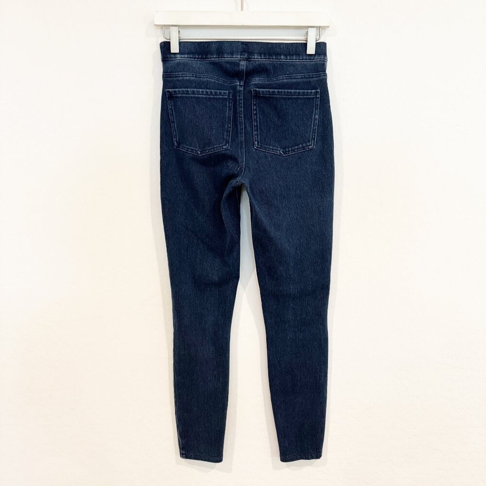 Spanx Jean-ish Ankle Leggings Stretch Denim‎ Shapewear Pull On Pants Blue Small - Picture 9 of 10